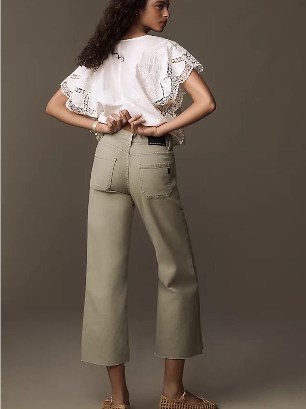 Farrah Cropped Utility Jeans